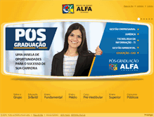 Tablet Screenshot of alfaumuarama.com.br